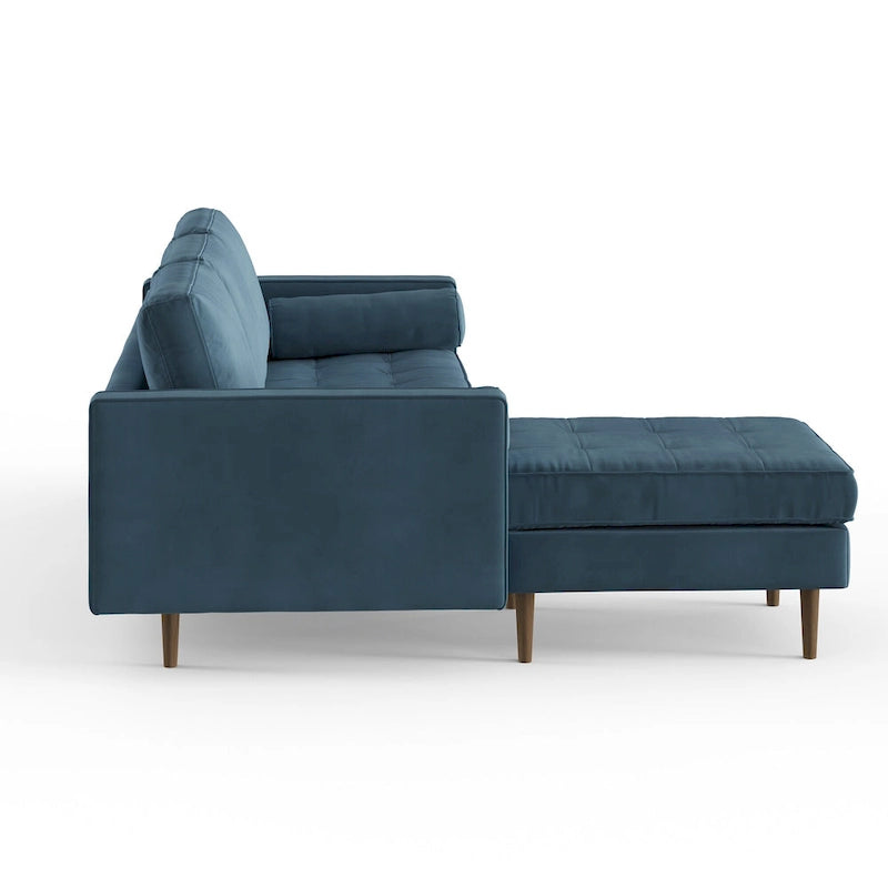 Bloomfield Performance Velvet Reversible Sectional