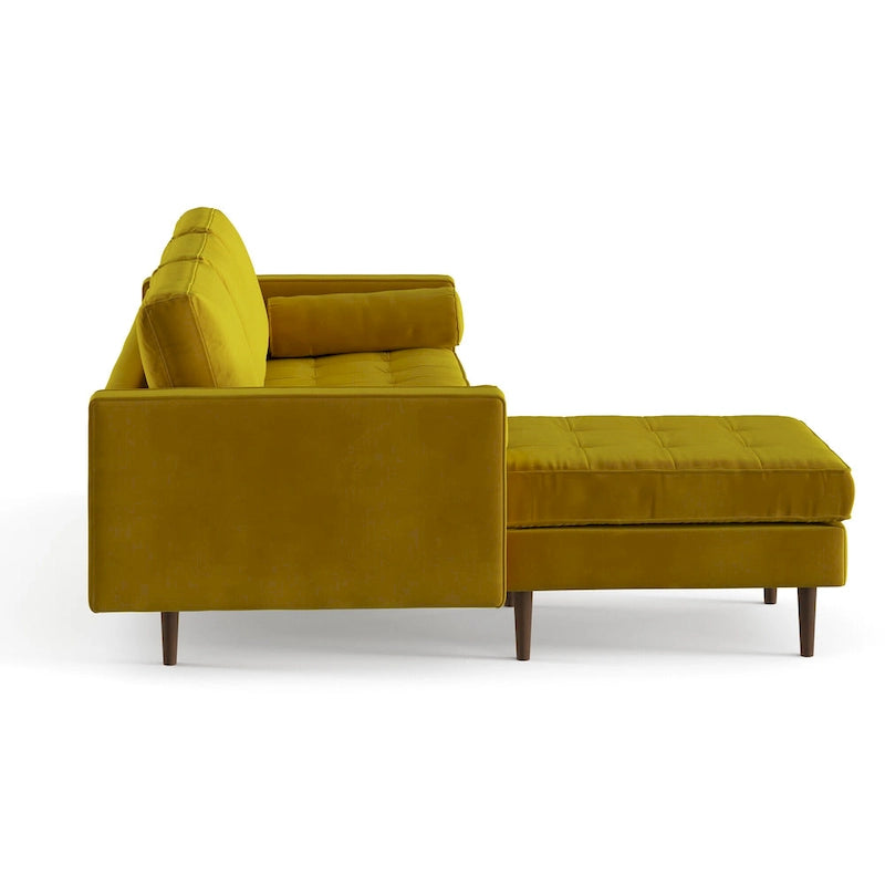 Bloomfield Performance Velvet Reversible Sectional
