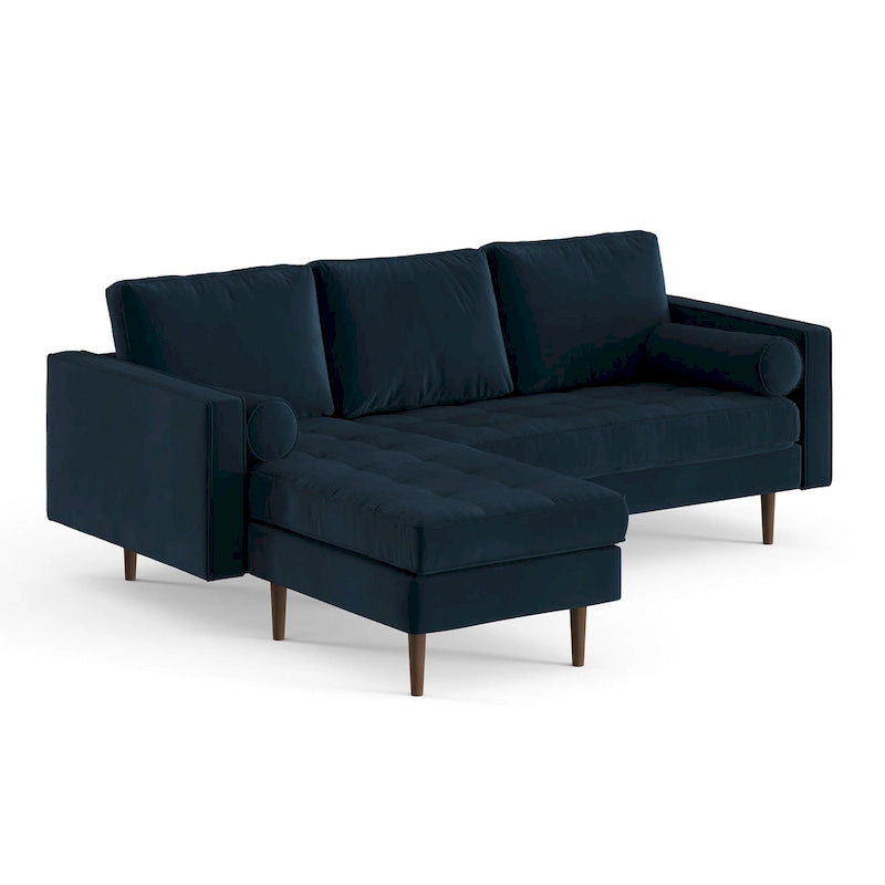 Bloomfield Performance Velvet Reversible Sectional