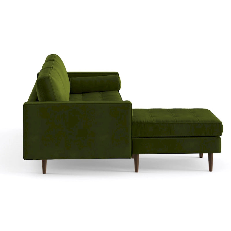 Bloomfield Performance Velvet Reversible Sectional