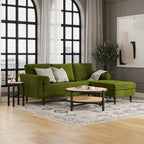 Bloomfield Performance Velvet Reversible Sectional