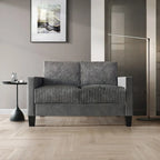 CraftPorch Corduroy Mid-Century Modern Velvet Upholstered Loveseat