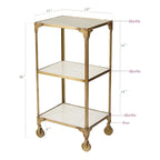 Hip vintage Ayden Bronze Side Table