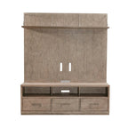 City Scape Burnished Beige Entertainment Center
