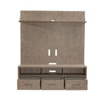 City Scape Burnished Beige Entertainment Center