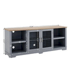 Modern Farmhouse TV Media Stand,Large Home Entertainment Console
