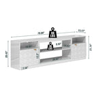 Clihome 70 High Gloss TV Stand