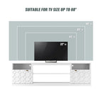 Clihome 70 High Gloss TV Stand