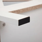 Set of 2 Industrial Nightstand Bedside End Table with Door
