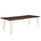 Ardor 96 Live Edge Acacia Wood Dining Table