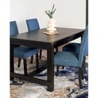 Roundhill Furniture Muzzi Contemporary 7-Piece Dining Set, Dining Table with 6 Stylish Chairs