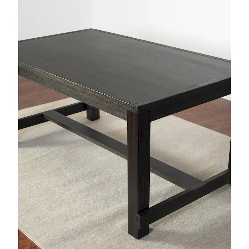 Roundhill Furniture Muzzi Contemporary 7-Piece Dining Set, Dining Table with 6 Stylish Chairs