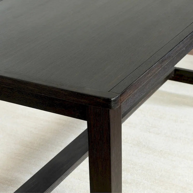 Roundhill Furniture Muzzi Contemporary 7-Piece Dining Set, Dining Table with 6 Stylish Chairs