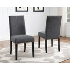 Roundhill Furniture Muzzi Contemporary 7-Piece Dining Set, Dining Table with 6 Stylish Chairs