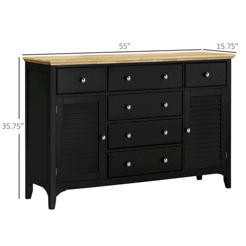 Storage Cabinets with Adjustable Shelves and Magnetic Cabinet Doors - N/A