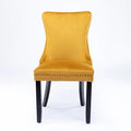 Upholstered Wing-Back Dining Chair Set Of 2