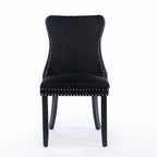 Upholstered Wing-Back Dining Chair Set Of 2