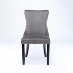 Upholstered Wing-Back Dining Chair Set Of 2