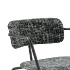 Alivia Fabric Dining Side Arm Chair, (Set of 2)