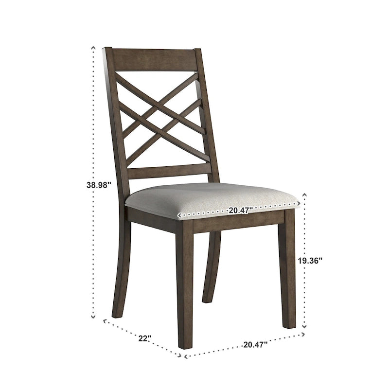 Garrison Espresso Finish Dining Chairs (Set of 2) by iNSPIRE Q Modern