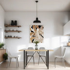 Modern Dining Room Chairs with Metal Legs(Set of 4) - N/A