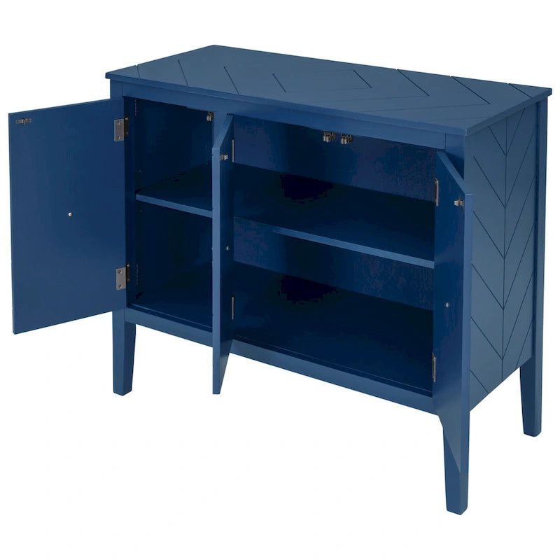37 Vintage Style Kitchen Accent Buffet Sideboard Cabinet