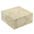 Cosmos 36 Square Burl Wood Coffee Table - N/A