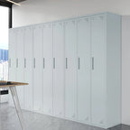 Steel School Locker with Key and 3 Doors