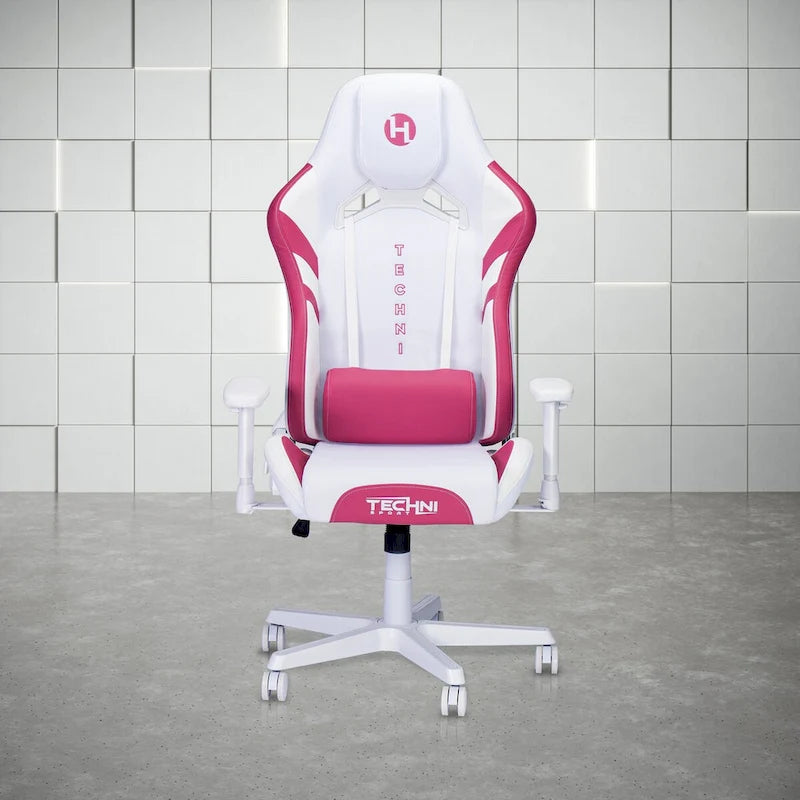 Techni Sport TSF72 Echo Gaming Chair With Built-In Headrest Pillow