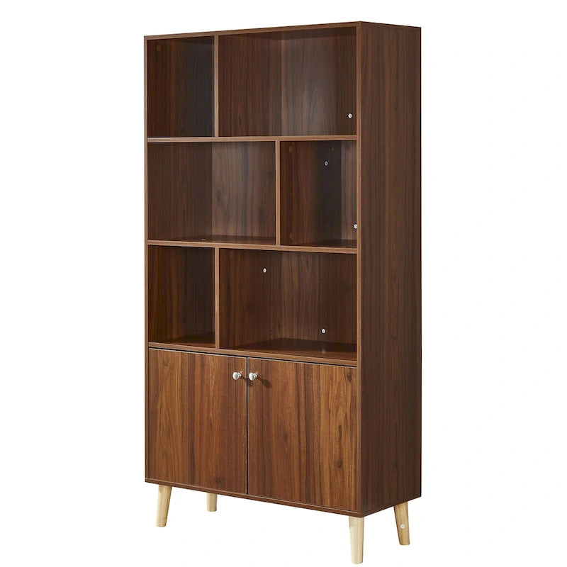 Bookcase,Bookshelf with Doors