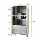 Bookcase,Bookshelf with Doors