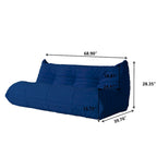 Teddy Velvet Sofa Bean Bag Couch Sets