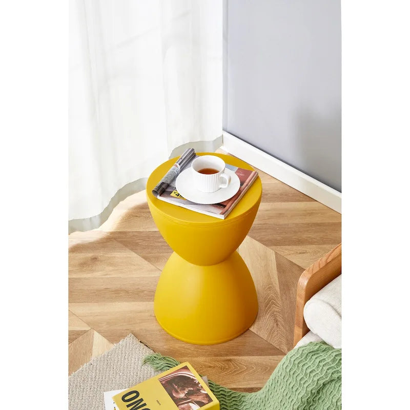 Modern Prince Stool Side Table Contemporary Modern Accent Stool for Stylish Home Accents