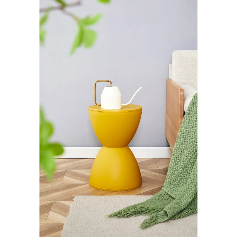 Modern Prince Stool Side Table Contemporary Modern Accent Stool for Stylish Home Accents