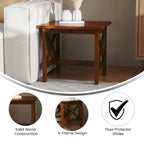 Solid Wood Traditional Farmhouse End Table