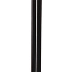 Contemporary Black Pedestal Marble Drink Table Accent Table