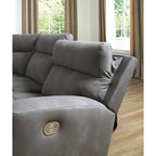 Signature Design by Ashley Next-Gen DuraPella 5-Piece Power Reclining Sectional - 105.5W x 104.5D x 42H