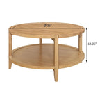 Isbell Maple Coffee Table with Shelf