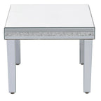 Mirrored Coffee Table with Adjustable Height