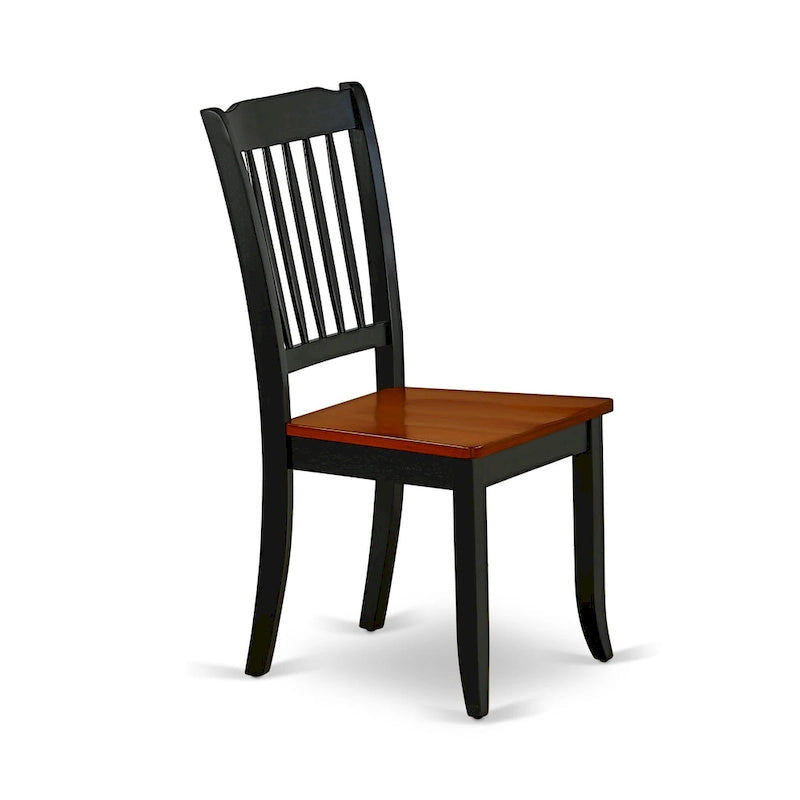 East West Furniture Kitchen Table Set Includes a Square Dining Table with Butterfly Leaf and Dining Chairs (Pieces Options)