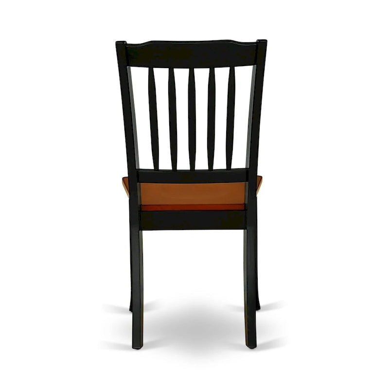 East West Furniture Kitchen Table Set Includes a Square Dining Table with Butterfly Leaf and Dining Chairs (Pieces Options)