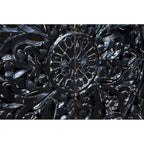 Hawk Black Hand carved 4 Door Sideboard Cabinet