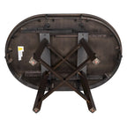 Farmhouse Round Extendable Dining Table