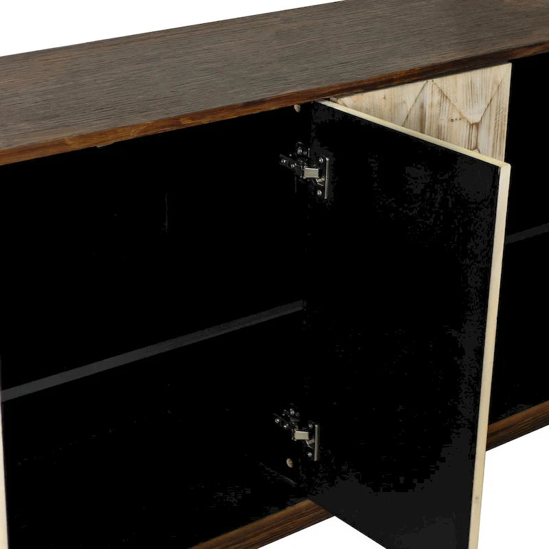 59.84 4 Doors Vintage Sideboard