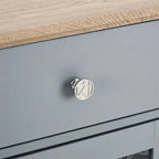 Modern Farmhouse Buffet Cabinet,Sideboard with Drawers and Glass Door