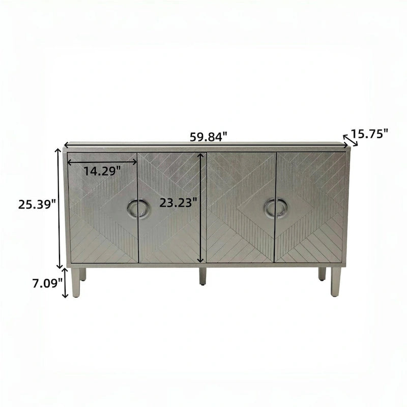4-Door Storage Cabinet
