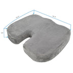 Memory Foam Cooling Gel Seat Cushion Enhanced Orthopedic Contour Coccy Cushion