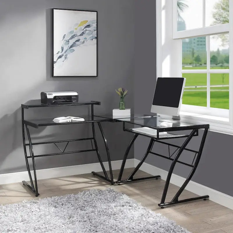 Constellation L Shaped Home Office Gaming Editing Desk
