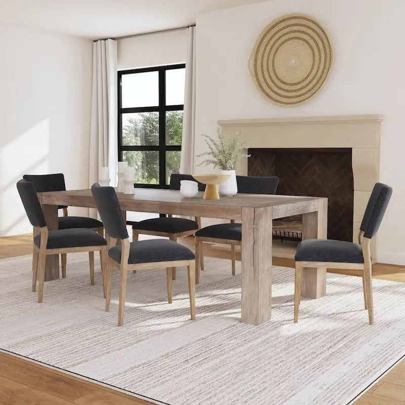 Classic Home Phillip Upholstered Dining Chair (Set of 2)