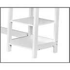 Saint Birch Finley White 59-inch L-Shape Desk